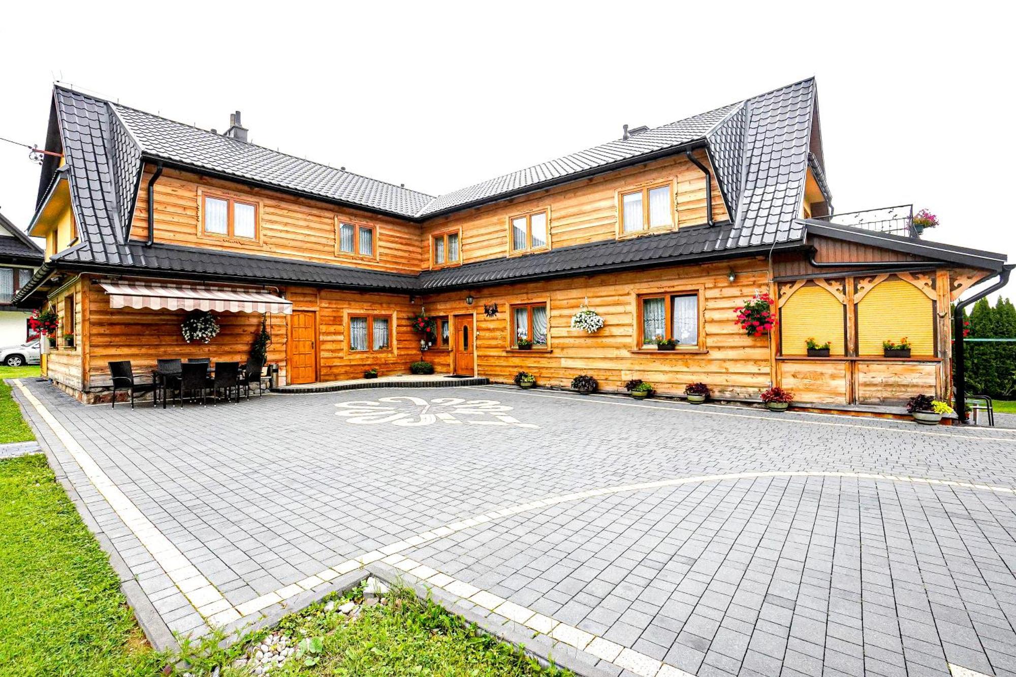 ザコパネ Gosciniec Kukulka Z Jacuzzi Bed & Breakfast エクステリア 写真