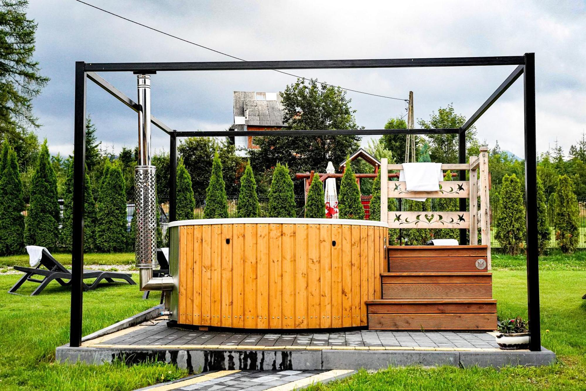 ザコパネ Gosciniec Kukulka Z Jacuzzi Bed & Breakfast エクステリア 写真