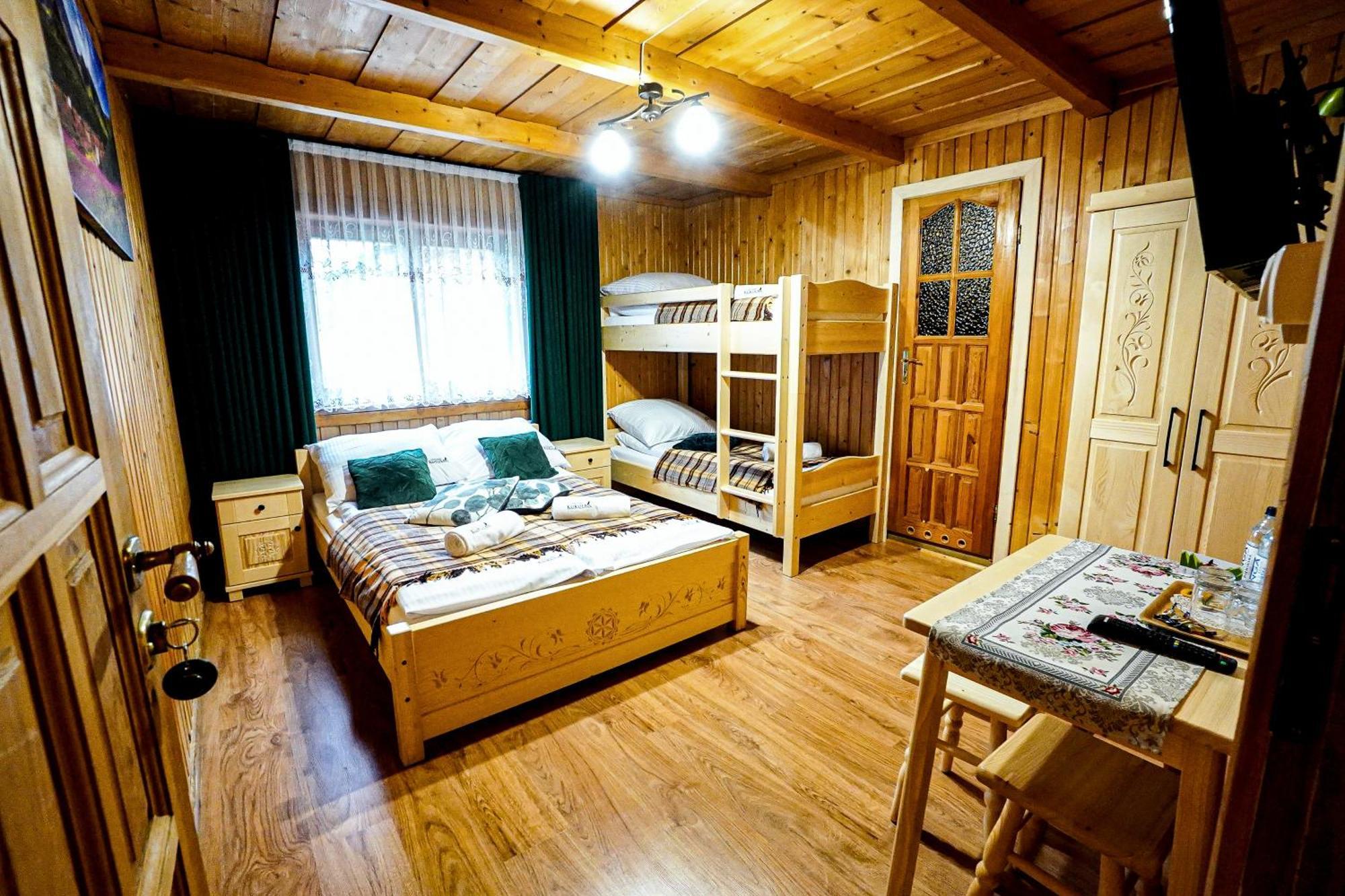 ザコパネ Gosciniec Kukulka Z Jacuzzi Bed & Breakfast エクステリア 写真