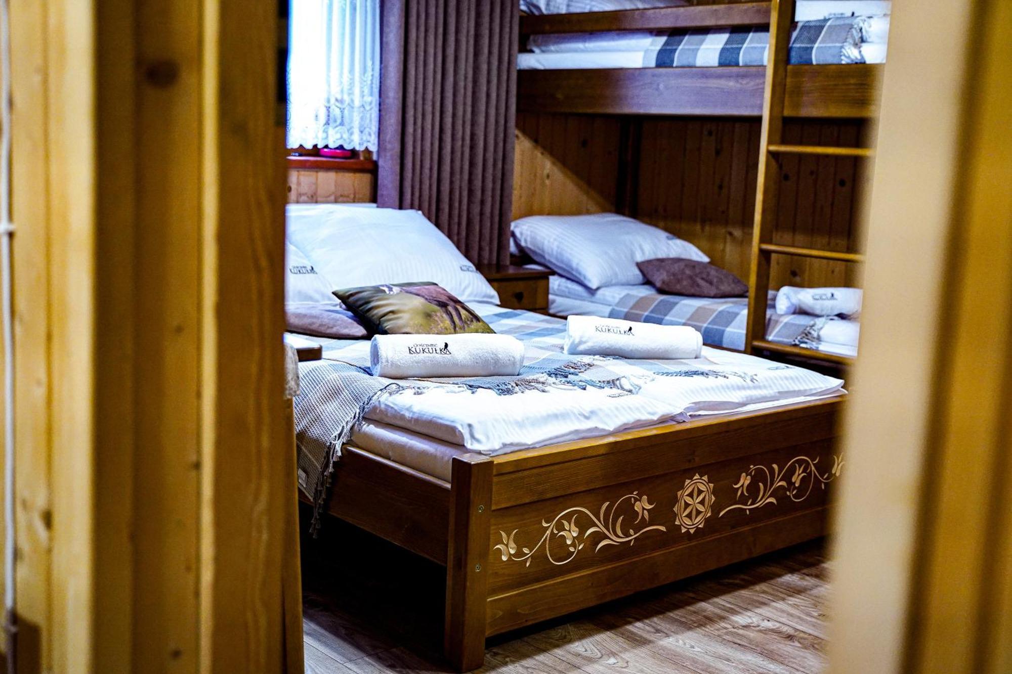 ザコパネ Gosciniec Kukulka Z Jacuzzi Bed & Breakfast エクステリア 写真