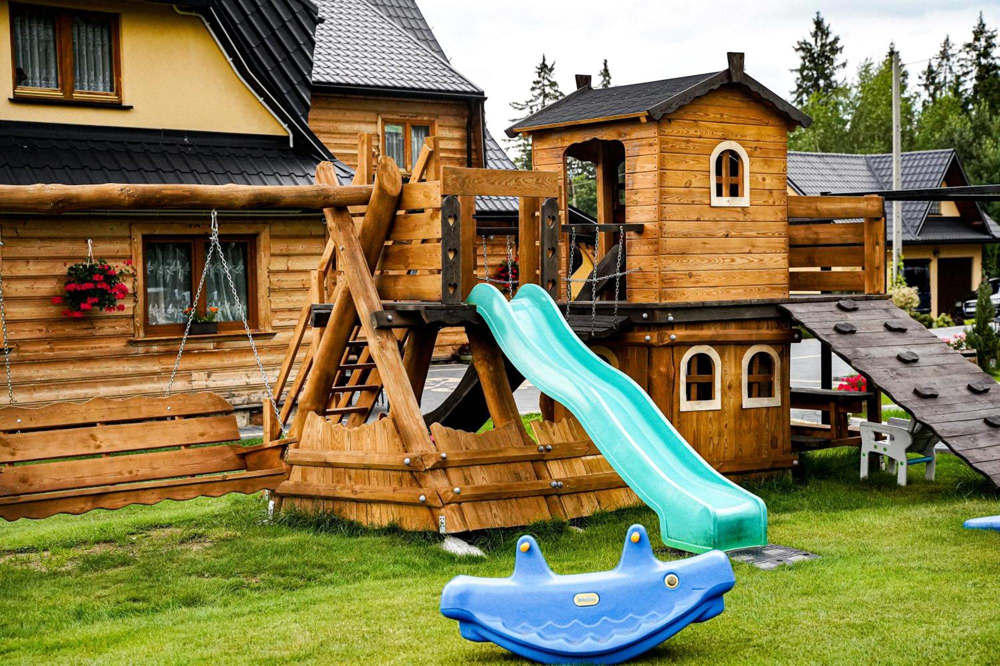 ザコパネ Gosciniec Kukulka Z Jacuzzi Bed & Breakfast エクステリア 写真